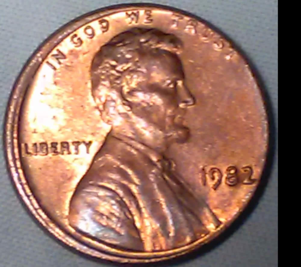 1982-P-Lincoln-Cent-With-Misaligned-Die-Mad
